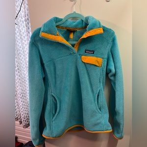 Patagonia Quarter Button-Up Sweatshirt Size M